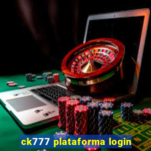 ck777 plataforma login